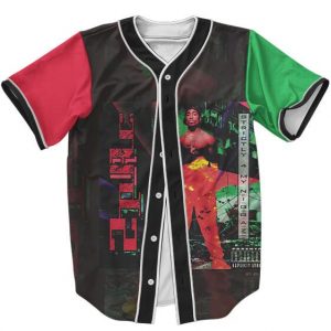 2Pac Strictly 4 My N.I.G.G.A.Z Cover Design Baseball Jersey - Rappers Merch