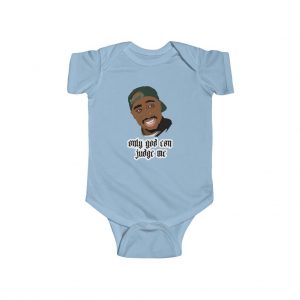Only God Can Judge Me 2pac Makaveli Hustlin Baby Bodysuit - Rappers Merch