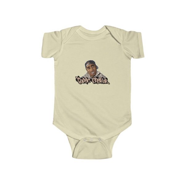 Hip Hop 2Pac Amaru Shakur Legacy Baby Toddler Onesie - Rappers Merch
