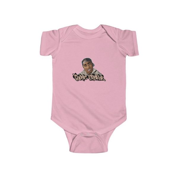 Hip Hop 2Pac Amaru Shakur Legacy Baby Toddler Onesie - Rappers Merch