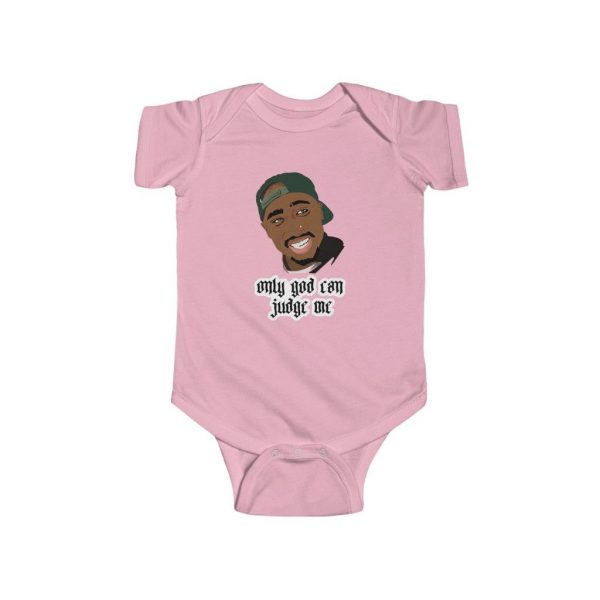 Only God Can Judge Me 2pac Makaveli Hustlin Baby Bodysuit - Rappers Merch