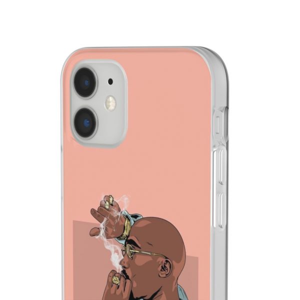 American Hip-Hop Rapper Tupac Makaveli Smoking iPhone 12 Case - Rappers Merch