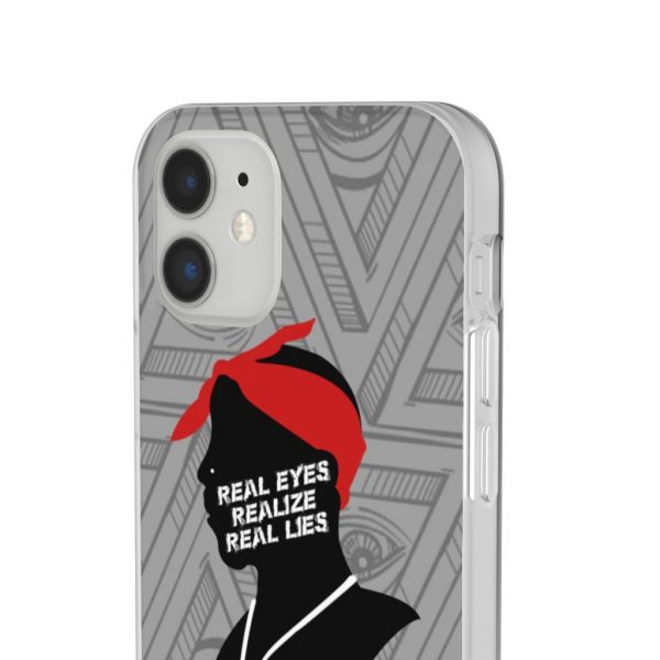 2Pac Shakur Real Eyes Realize Real Lies Cool iPhone 12 Case - Rappers Merch