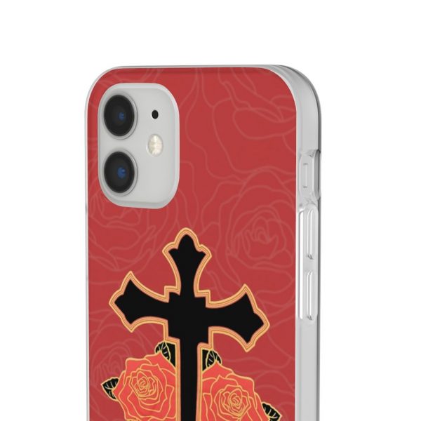 All Eyez On Me By 2Pac Shakur Cross & Rose Art iPhone 12 Case - Rappers Merch