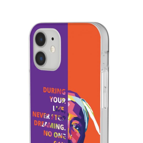 Tupac Amaru Shakur Motivational Quote Colorful iPhone 12 Case - Rappers Merch