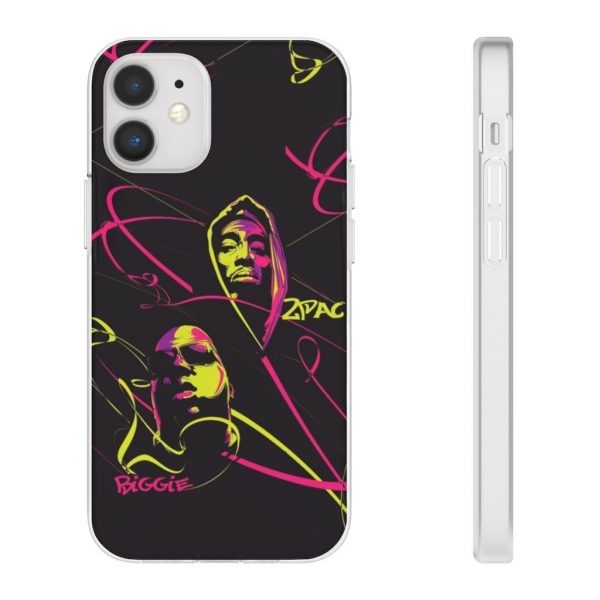Hip-Hop Rappers 2Pac Makaveli & Biggie Awesome iPhone 12 Case - Rappers Merch