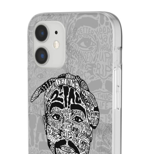 Tupac Shakur West In Peace Thug Life Rapper Dope iPhone 12 Case - Rappers Merch
