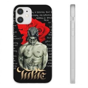 The Rose That Grew From Concrete 2pac Shakur iPhone 12 Case - Rappers Merch