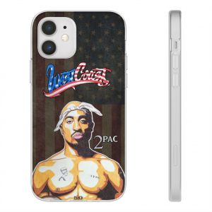 Vintage Look 2Pac Amaru Shakur West Coast iPhone 12 Case - Rappers Merch