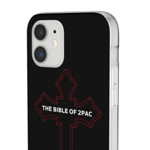 2Pac Makaveli Shakur The Bible of Tupac Badass iPhone 12 Case - Rappers Merch