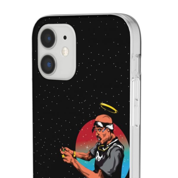 Tupac Shakur Playing In The Galaxy Awesome iPhone 12 Case - Rappers Merch