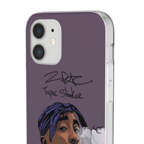 Ghetto Rapper Smoking Tupac Shakur Dope iPhone 12 Case - Rappers Merch