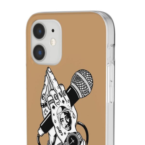 2pac Shakur Minimalist Hand Rap Culture Art iPhone 12 Case - Rappers Merch
