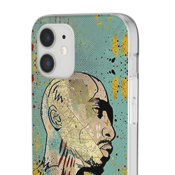 Tupac Makaveli Shakur Pop Art Painting Cool iPhone 12 Case - Rappers Merch