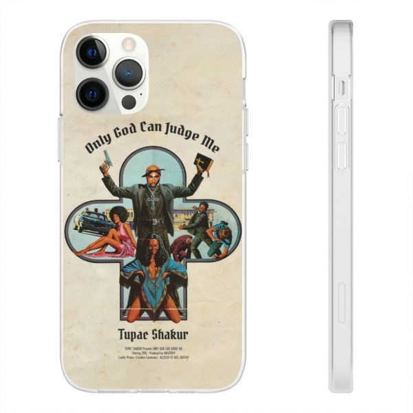 2pac Makaveli Only God Can Judge Me Album Cover iPhone 12 Case - Rappers Merch