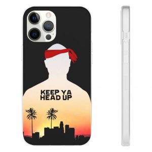 Keep Ya Head Up Tupac Shakur Silhouette Cool iPhone 12 Case - Rappers Merch