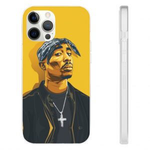 Ốp lưng iPhone 12 màu vàng Aesthetic Vibes Tupac Shakur Awesome - Rappers Merch