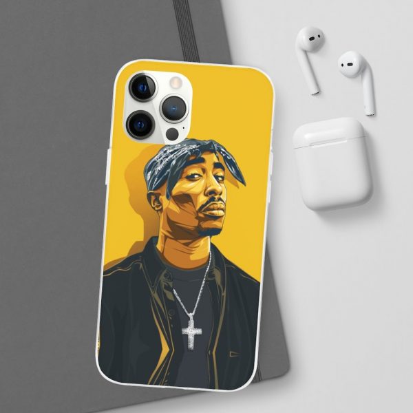 Aesthetic Vibes Tupac Shakur Awesome Yellow iPhone 12 Case - Rappers Merch