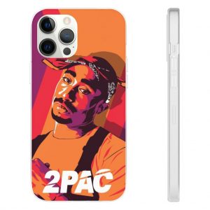 Ốp lưng iPhone 12 Tupac Shakur Hip-Hop Art Cool nhiều màu - Rappers Merch