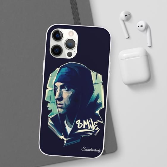 8 Mile Slim Shady Eminem Blue iPhone 12 Bumper Case - Rappers Merch