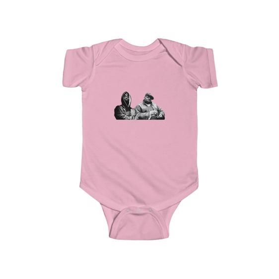 Amazing Hip-hop Rappers 2Pac And Biggie Baby Onesie - Rappers Merch