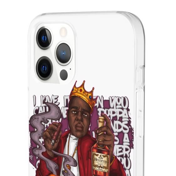 Big Poppa Lyrics Art The Notorious B.I.G. iPhone 12 Case - Rappers Merch