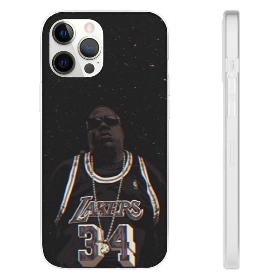 Biggie Lakers 34 Jersey Sky's The Limit iPhone 12 Case - Rappers Merch