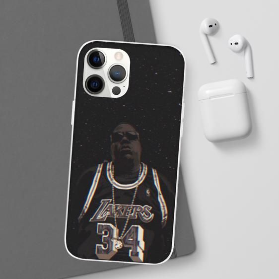 Biggie Lakers 34 Jersey Sky's The Limit iPhone 12 Case - Rappers Merch