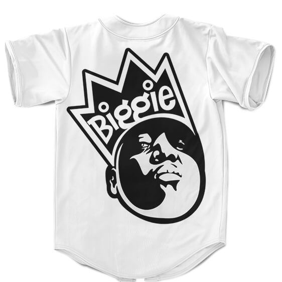 Biggie Smalls The Notorious BIG Minimalist White Awesome Baseball Shirt - Rappers Merch