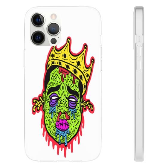Biggie Smalls Zombie Acid Drip Art iPhone 12 Bumper Case - Rappers Merch
