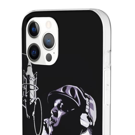 Biggie Studio Recording Silhouette Dope iPhone 12 Case - Rappers Merch
