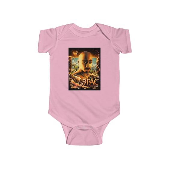 California Love Cover Tupac Shakur Baby Toddler Onesie - Rappers Merch