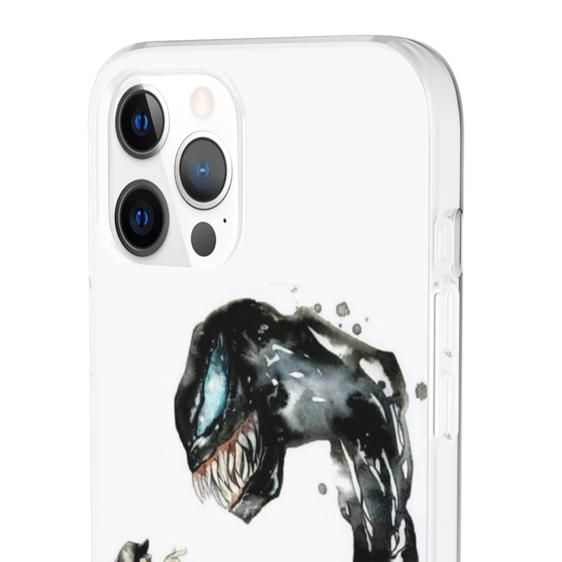 Dope Eminem And Venom White iPhone 12 Fitted Cover - Rappers Merch