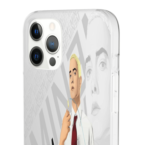 Eminem Armed with Bomb And Gun iPhone 12 Bumper Cover - Rappers Merch