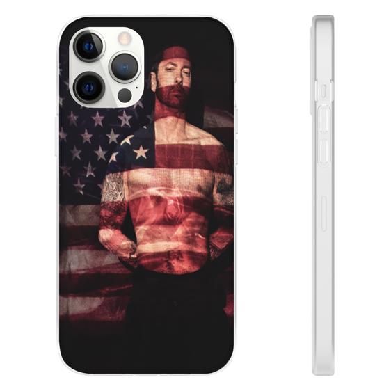Eminem Revival Album Cover American Flag iPhone 12 Case - Rappers Merch