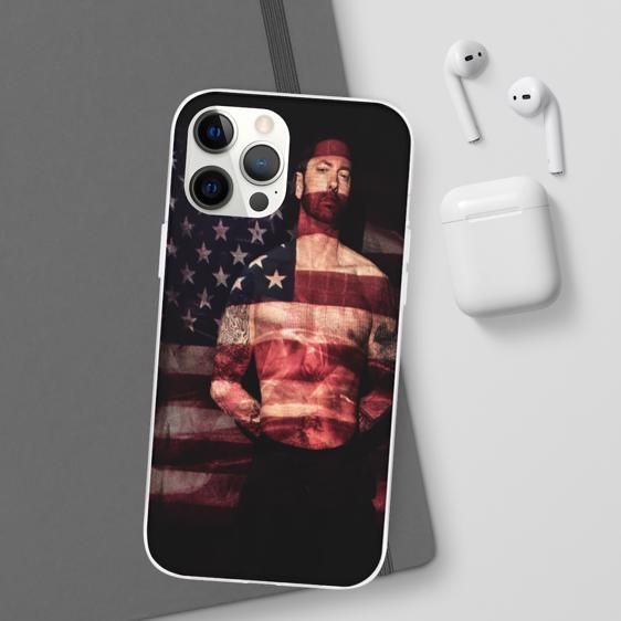 Eminem Revival Album Cover American Flag iPhone 12 Case - Rappers Merch