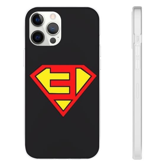 Eminem's Superman Parody Logo iPhone 12 Fitted Case - Rappers Merch