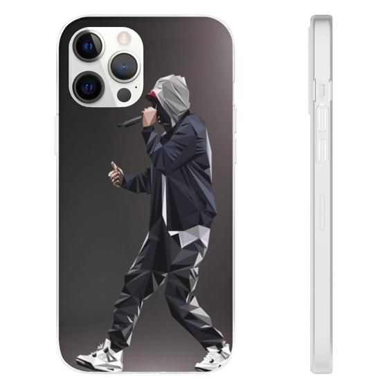 Famous American Rapper Eminem Fan Art iPhone 12 Case - Rappers Merch