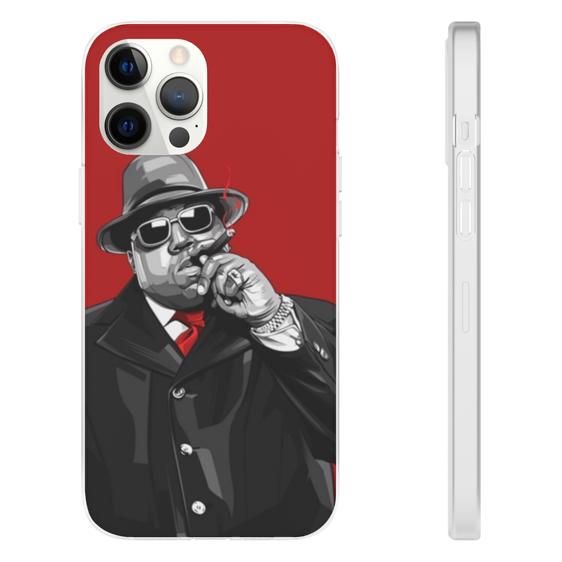 Hip Hop Legacy Biggie Smalls Red iPhone 12 Bumper Case - Rappers Merch