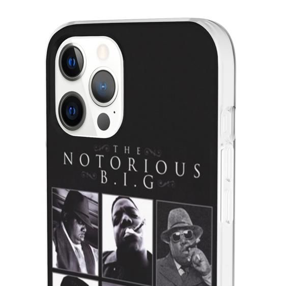 The Notorious Big Pic Collage iPhone 12 Bumper Cover - Rappers Merch