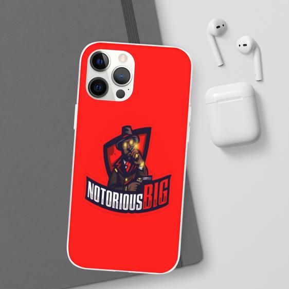Notorious B.I.G. Logo Bloody Red iPhone 12 Bumper Case - Rappers Merch