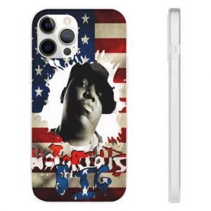 Notorious Big American Flag Awesome iPhone 12 Case - Rappers Merch