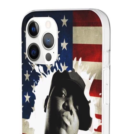 Notorious Big American Flag Awesome iPhone 12 Case - Rappers Merch