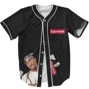Supreme Inspired Hype Beast Tupac Shakur Dope Baseball Jersey - Rappers Merch