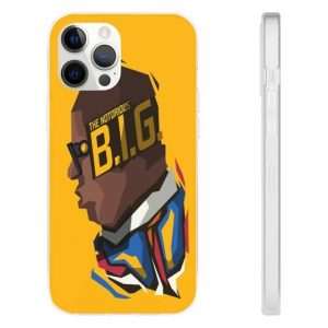 The Notorious B.I.G Minimalist Yellow iPhone 12 Fitted Case - Rappers Merch