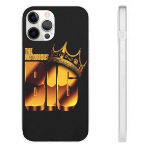 The Notorious B.I.G. Crown Golden Logo iPhone 12 Case - Rappers Merch
