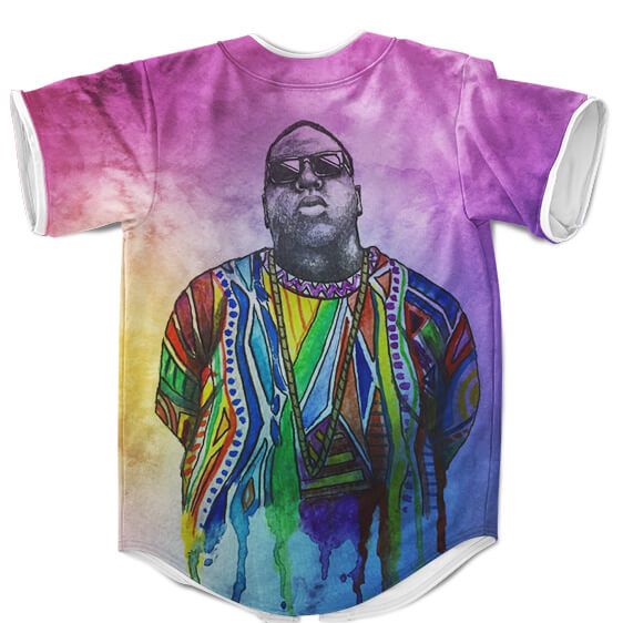 The Notorious BIG Biggie Smalls Colorful Design Cool Baseball Jersey - Rappers Merch