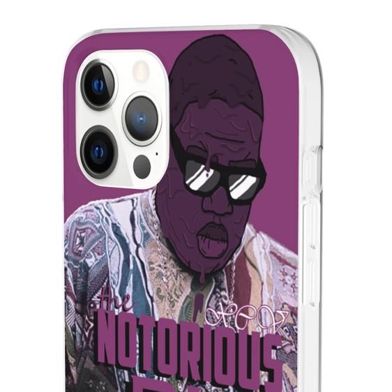 The Notorious Big Counting Money iPhone 12 Fitted Cover - Rappers Merch