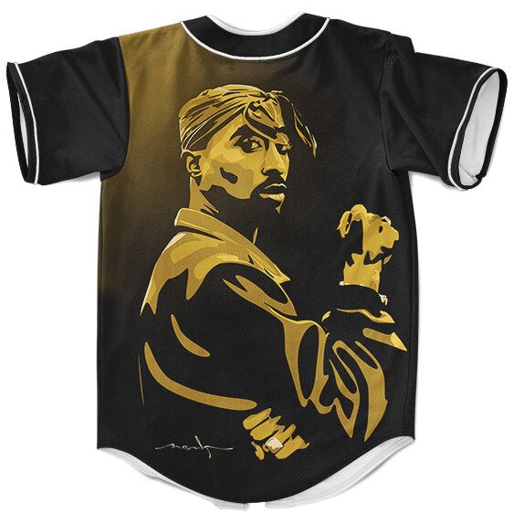 Tupac Amaru Shakur Signature Legend Dope Hip Hop Baseball Jersey - Rappers Merch