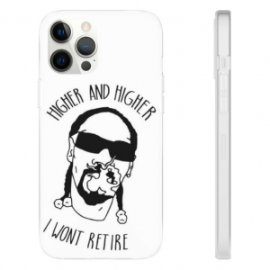 Cao hơn và cao hơn Snoop Dogg Ốp lưng iPhone 12 màu trắng tối giản - Rappers Merch